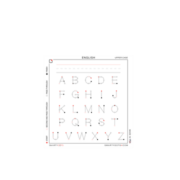 Alphabet | English Upper Case (28x30)