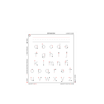 Alphabet | Spanish Lower Case (28x30)
