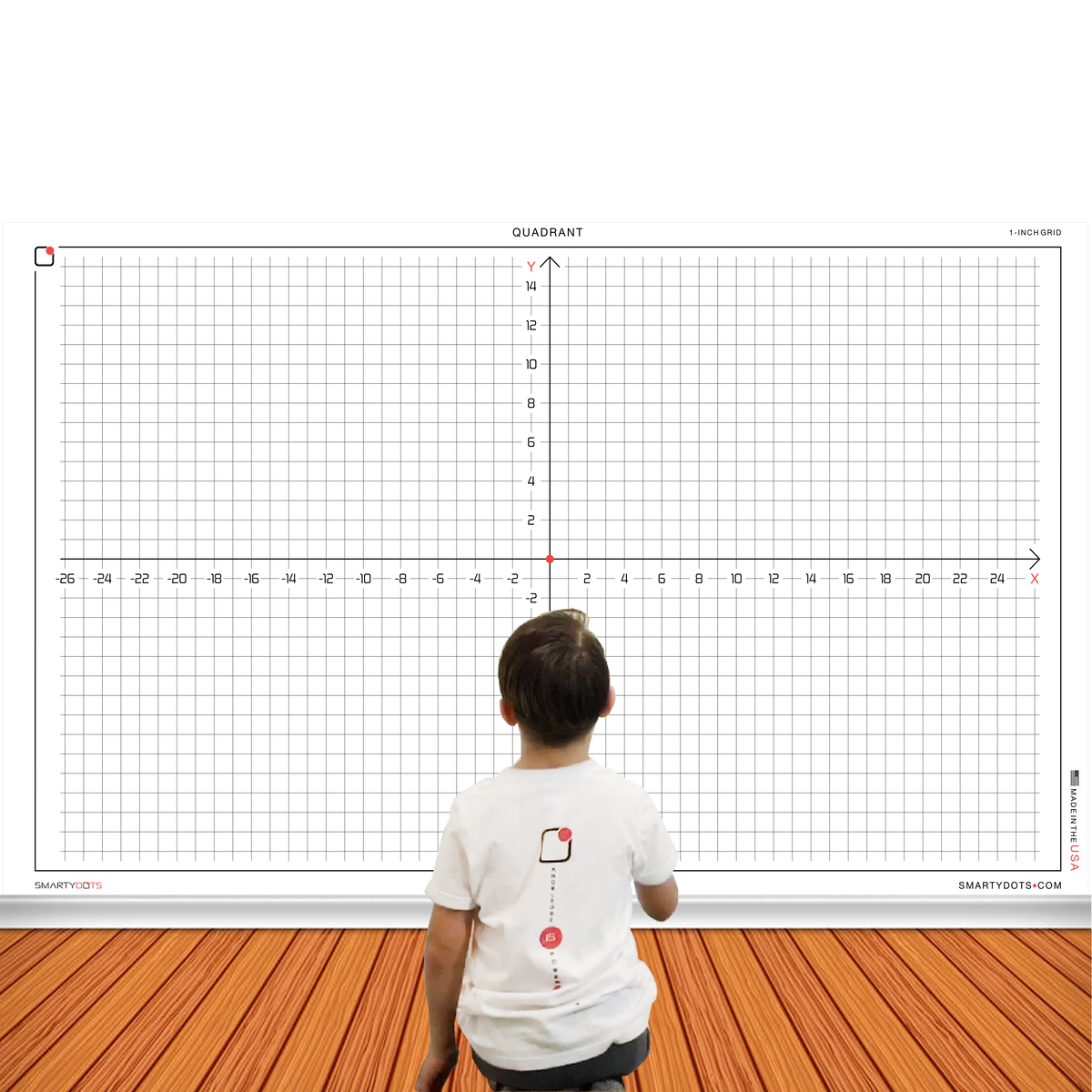 Quadrant | 1 Inch Grid (58x35) | Smarty Dots