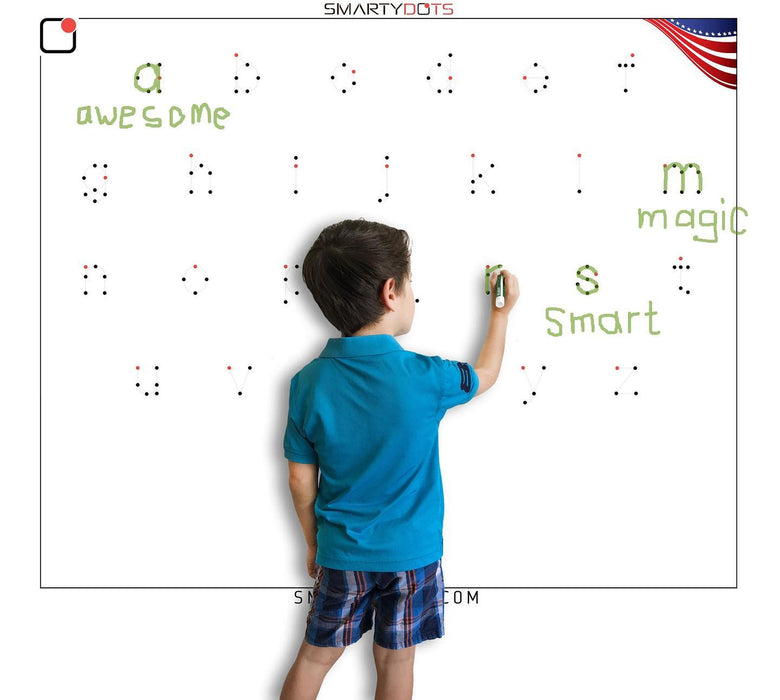 From Shapes Through Upper Case Letters: Smarty Dots for Smart Kids
