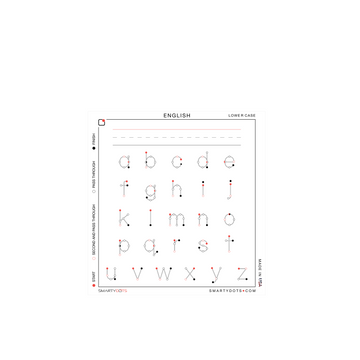Alphabet | English Lower Case (28x30)