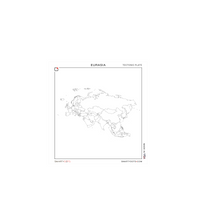 Eurasia | Tectonic Plate (28x30) - 2.0 | Clearance | Showroom Sample
