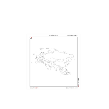 Eurasia | Tectonic Plate (28x30) - 2.0 | Clearance | Showroom Sample