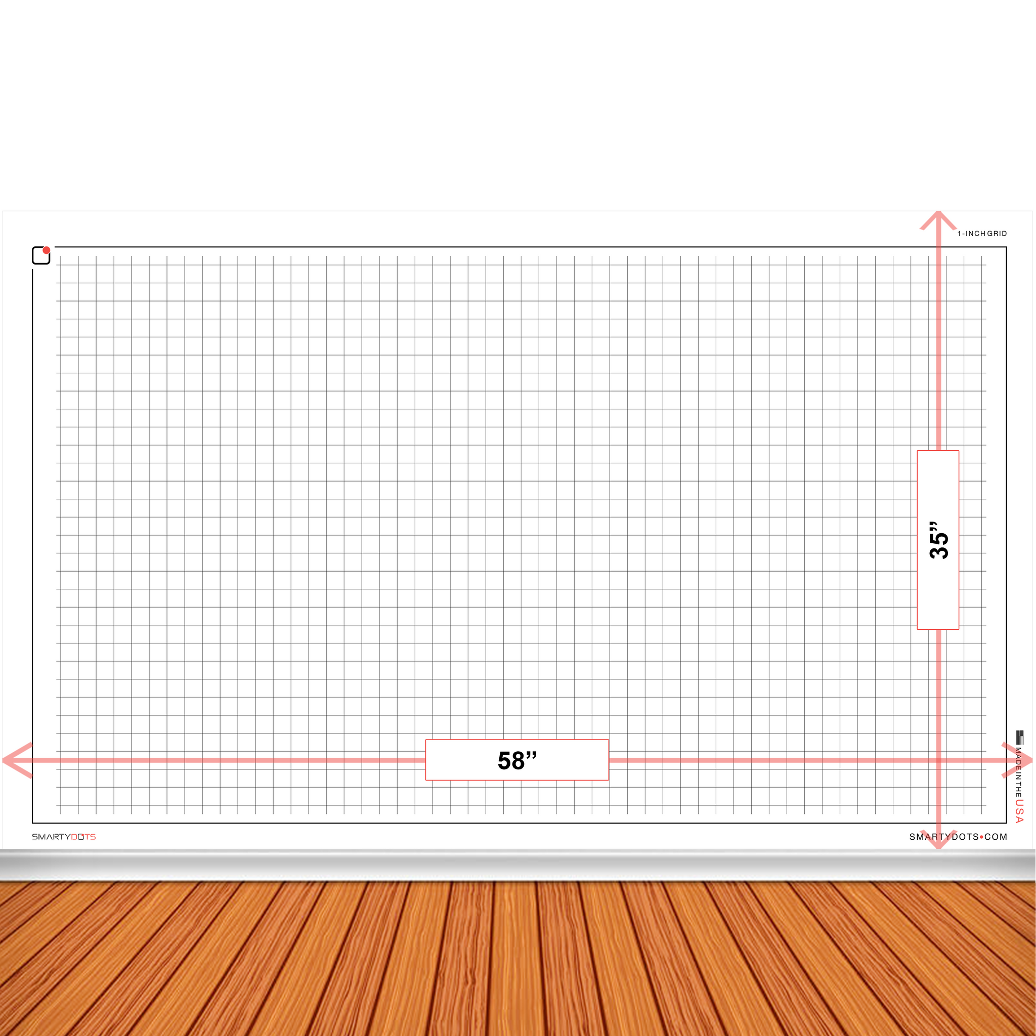 Graph | 1 Inch Grid (58x35) - 2.0 | Clearance | Showroom