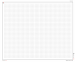 Graph | 1 Inch Grid (58x48)