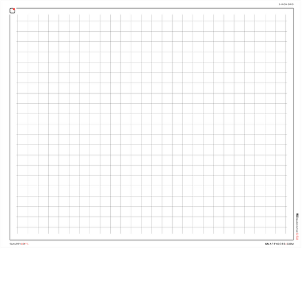 Graph | 2 Inch Grid (58x48) | Smarty Dots