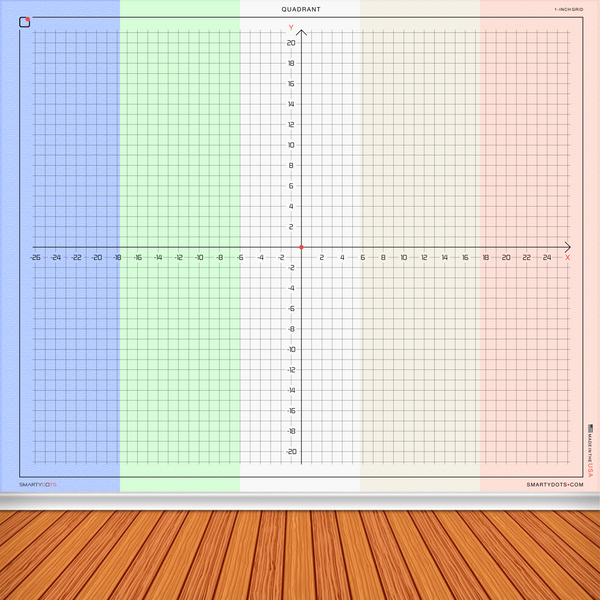 Quadrant | 1 Inch Grid (58x48)