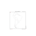 South America | Tectonic Plate (28x29)