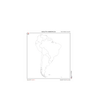 South America | Tectonic Plate (28x29)