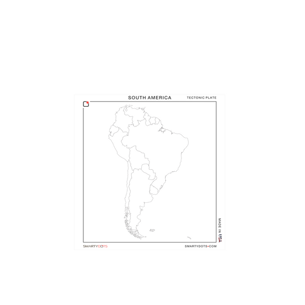 South America | Tectonic Plate (28x29) - 2.0 | Clearance | Showroom Sample