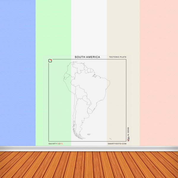 South America | Tectonic Plate (28x29)