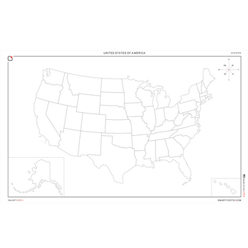 USA Map (58x35)